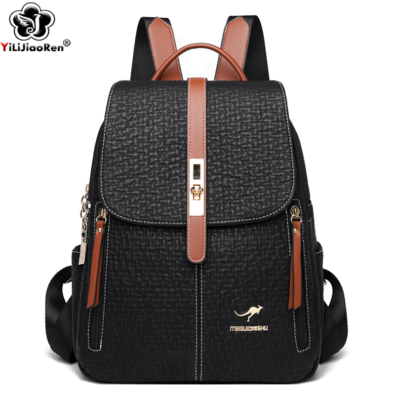 Travel Backpack Anti Theft - Модные рюкзаки, женские кожаные рюкзаки высокого