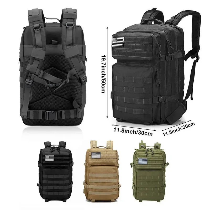 Rucksack Military Style - Тактический рюкзак 2Q-50L для мужчин, большой