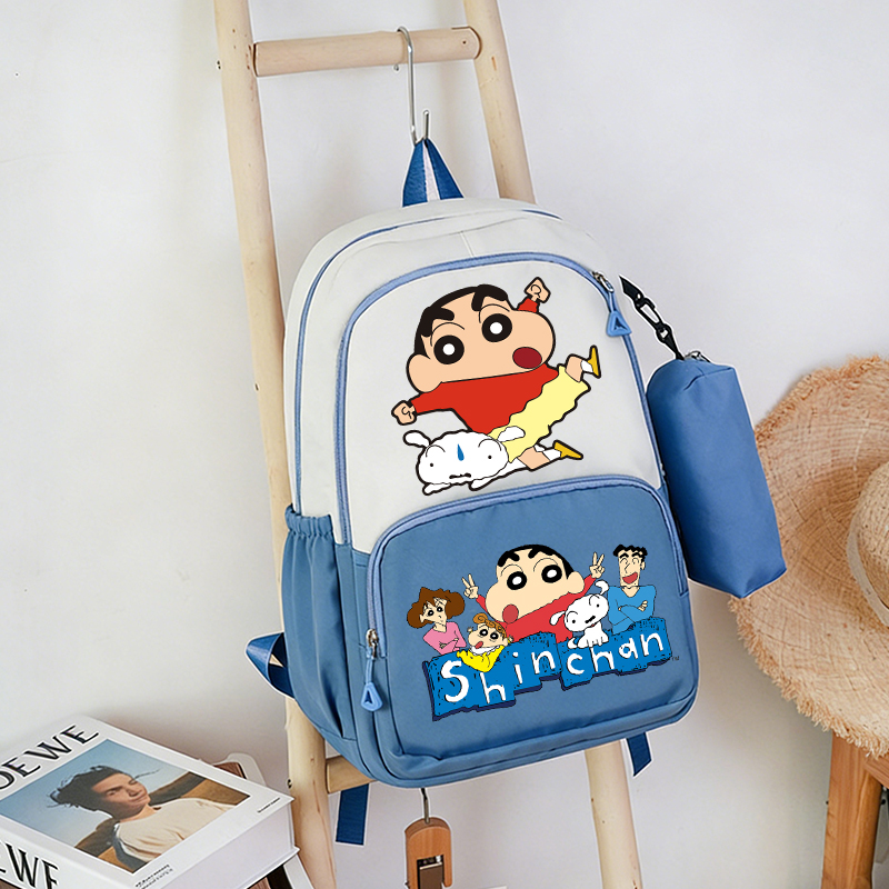 School Backpack Teen - Школьный рюкзак и пенал Crayon Shin-chan