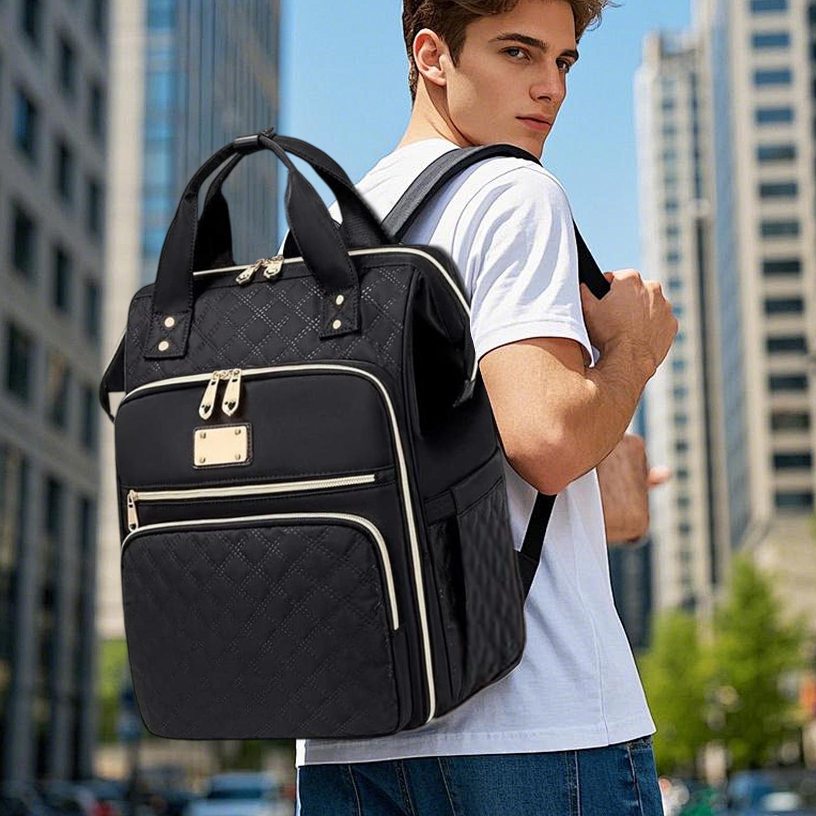 Laptop Backpack 15.6 - Рюкзак-ланчбокс 2-в-1 для работы и школы,