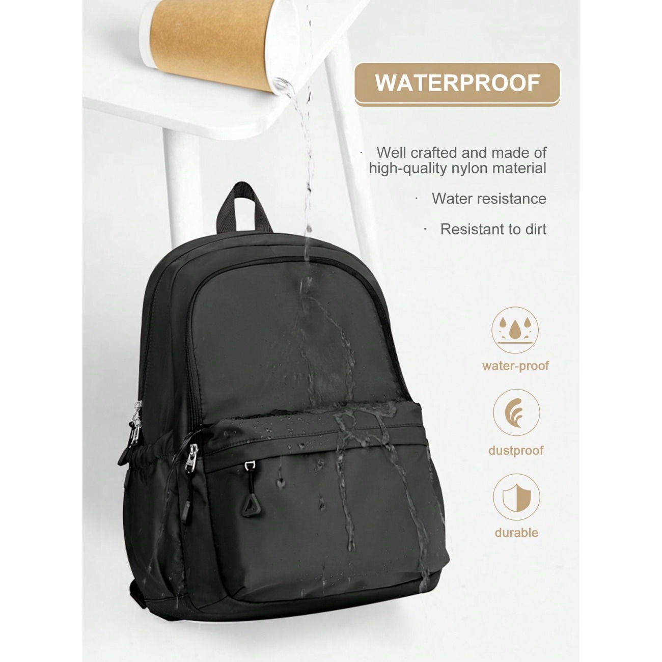 Рюкзак для школьников средних  – обзор и цена Laptop Backpack 15.6
